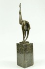 Original Signed Abstract Ballerina Art Bronze Sculpture Lopez Figurine Statue