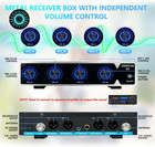 4-channel Pro Wireless Microphone System For Karaoke   Church Events Free Ship