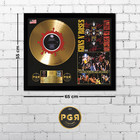Gold Plated Lp Vinyl - Gun s N Roses - Memorabilia Music Gift   Pgr