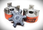 Lovejoy L-075 Jaw Coupling Assembly  1 2  Bore  Buna-n  Keyway  Set Screw