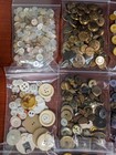 Large Lot Of Vintage And Antique Clothes Buttons