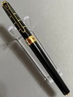 Yves Saint Laurent Fountain Pen Gold Tone Black Unused Japan Writing Instrument