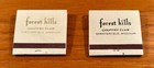 Two Vintage Forest Hills Country Club Missouri Collectible Matchbooks