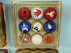 Beer Bottle Cap Resin Coasters Set Of 4 36 Brewery Caps Handmade Bar Decor