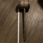 Antique Vintage 36  Wood Iron Strong Man Carnival Circus Mallet Hammer 15-20 Lb