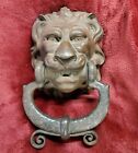 Vintage Lion s Head Cast Iron Door Knocker