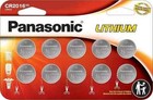 10 X Panasonic Lithium Battery 3v Cr2016 Cr 2016 Br2016 Dl2016 Button Cell Watch