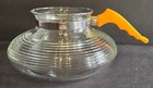 Filtron Glass Coffee Pot Carafe Orange Bakelite Handle Vintage Mid Century Mcm