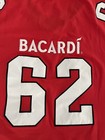 Bacardi Rum Football Liquor Promo Jersey M Men s Red  62 0124