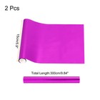 2 Pcs Toner Reactive Foil 5 9 x9 84ft For Hot Foil Pen Diy Craft purple Pink