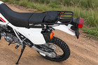 Honda Xr650l Rear Motorcycle Cargo Rack     Sleek Low Profile Narrow Design