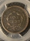 1850 Braided Hair Cent  Pcgs Genuine Rim-damage-xf Detail