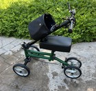 Elenker 4-wheel Knee Walker Scooter With Basket  Green black