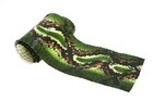Real Cobra Snakeskin Snake Skin Hide Tanned Exotic Leather Python Print Green