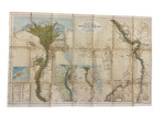 Bartholomew s New Map Of Egypt Tourist Map Egypt Lower Nile Mounted Cloth 1918