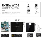 Extra-wide ultra-thick Digital Body Weight Bathroom Scale With 3 Inch Large Easy