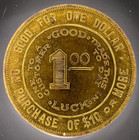Menter Clothing Store Kansas City Ks  1 Toward Purchase Trade Token 32mm