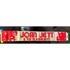 Vintage 1980s Joan Jett   The Blackhearts Portrait Euro Tour Scarf - Super Rare