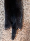 Nice Large Black Mink Fresh Tanned Hide Soft Leather Craft Pelt Fur 