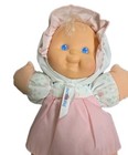 Puffalump Fisher Price Baby 10  Doll W rattle Pink 1994 Vtg Soft Body Plush