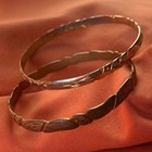 Lot Of Circa 1500-1000 Bc Ancient Celtic Engraved Bronze Bracelet