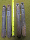 4 - 7 Lbs Vintage Antique Cast Iron Window Sash Weights