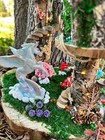 Huge Mystical Handmade Fairy House Fully Decorated And Has Lights
