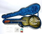 mint  National Reso Phonic Nrp Black Rust Tricone Guitar W case