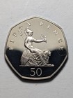 Great Britain  1985  50 Pence  Proof  Km-940 1  Free Shipping 