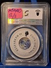 2008 1oz Cook Islands S 1 Pcgs Pr70dcam 1st Man In Space  999 Silver     mf-5490