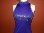 Varsity Adult Small Cheerleader dancers Uniform Dress Wildcats Purple