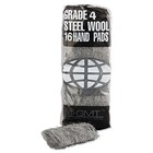 Gmt 117007  4 Extra Coarse Steel Wool Hand Pads - Steel Gray  192 carton  New