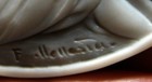 Magnificent Vintage Hand Carved Woman   Child   Lion Loose Shell Cameo Signed