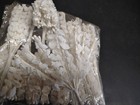 144 Pieces  Vintage Lily Of The Valley Silk Millinery Flower  White W pearl Buds