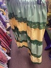 Salla  Falda Saya Verde Y Amarillo  Orula Y Oshun Religion Yoruba Ifa Santeria