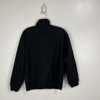Adidas Track Jacket Youth Medium Black White Zip Up Activewear Athletic Outer