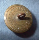State Of Maine Civil War Era Coat Button  13 16  Brass Scovill Mf g Co Waterbury