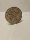 Vintage Brown Bag Cookie Art Stamp Tulip   Heart    17 1996 Never Used