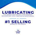 Clear Eyes Contact Lens Relief Eye Drops  0 5 Fl Oz  3 Pack