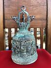 Vintage Old Thai Temple Bell Buddhist Bronze