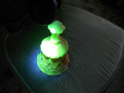 Vintage Signed  With The Tag And Original Price Fenton Burmese Bell  90666 Br  S