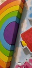 Melissa And Doug Blues Clues Wooden Rainbow Stacking Puzzle