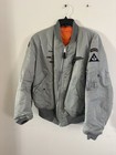 Con Air Film Crew  96 Promotional Bomber Jacket Gray orange Lined
