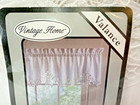 Vintage Home Hand Embellished Sophia Battenburg Lace Valance 60  X 40  New