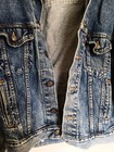 Vintage Levi Jacket Denim Truckers Sz  S Made In Usa  Worn