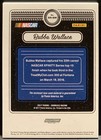 2017 Donruss Rubber Relics  rr-bw Bubba Wallace Race Used Tire