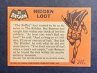 1966 Topps Batman  55  hidden Loot  - Black Bat - Last Card In Set