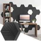 Art3d 33-pieces 12  X 12  3d Line Cube 3d Wall Panel  32 Sq ft case