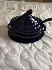 Vintage Cantagalli Italian Ceramic Soup Tureen With Lid Underplate Ladle Cobalt