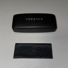 Versace Black Hard Eyeglass Case - Authentic - Comes With Cleaning Cloth